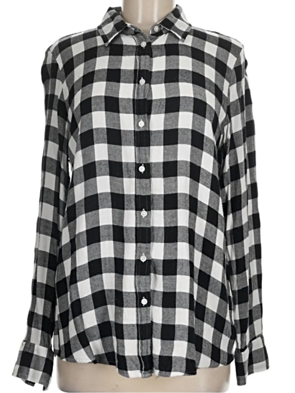Banana Republic Dillon Classic Shirt Plaid Button-Up